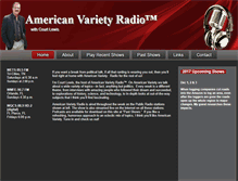 Tablet Screenshot of americanvarietyradio.com